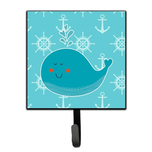 Carolines Treasures Whale With Anchors Leash or Key Holder BB6765SH4 - main